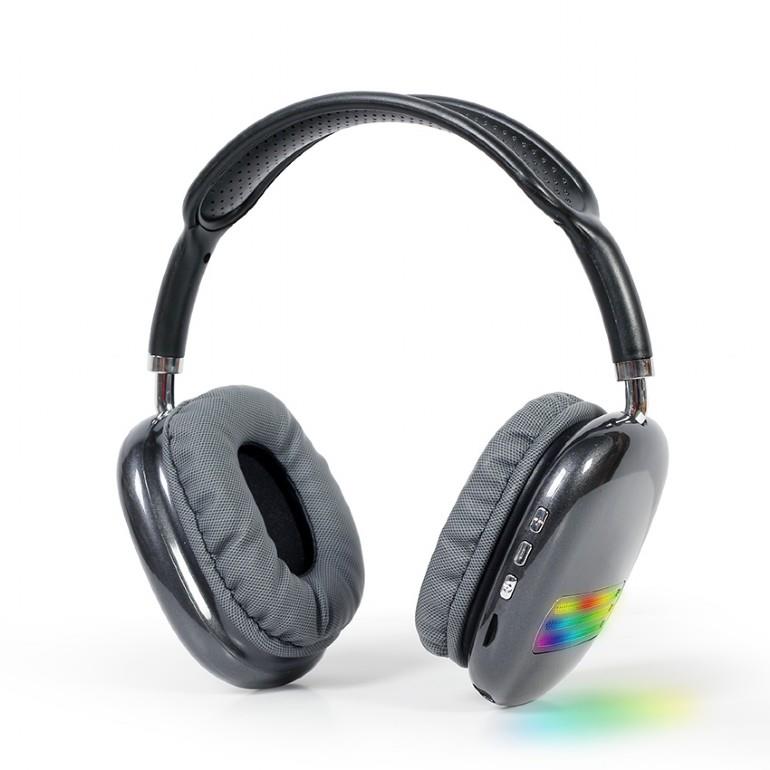 HEADSET BLUETOOTH LED BLACK...