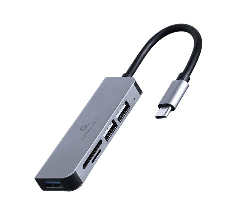 I O HUB USB-C 3PORT+CR...