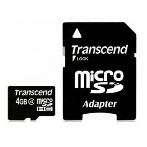 MEMORY MICRO SDHC 4GB W...