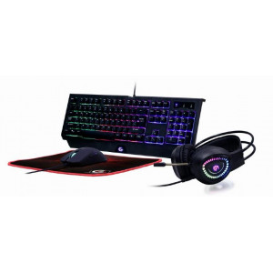 KEYBOARD USB GAMING KIT RUS...