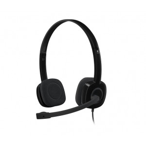 HEADSET STEREO H151 BLACK...