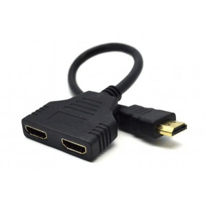 CABLE HDMI DUAL SPLITTER...