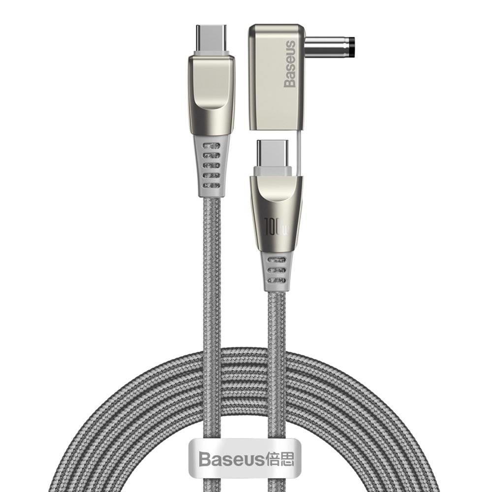 CABLE USB-C TO 2IN1 2M GREY...