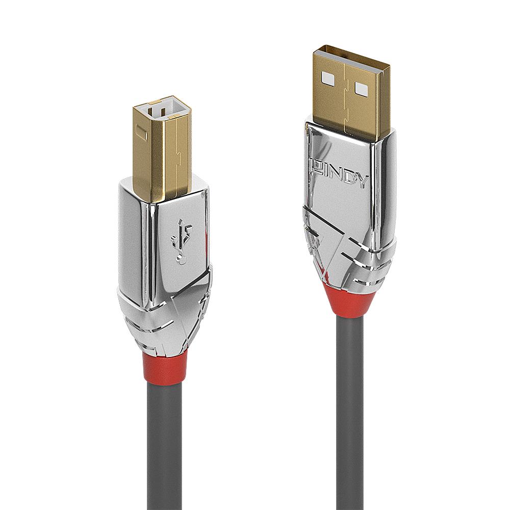 CABLE USB2 A-B 2M CROMO...