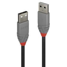 CABLE USB2 A-A 3M ANTHRA...