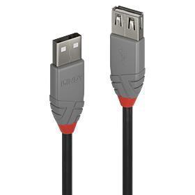 CABLE USB2 TYPE A 1M ANTHRA...