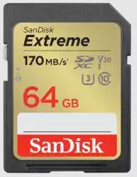 MEMORY SDXC 64GB UHS-1...