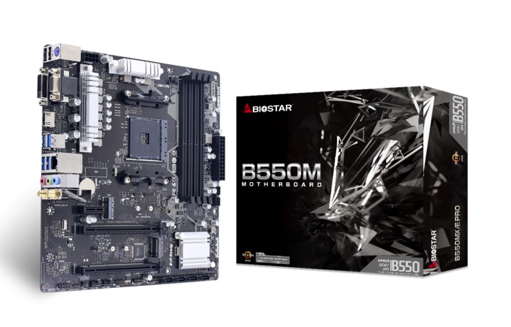 Mainboard BIOSTAR AMD B550...
