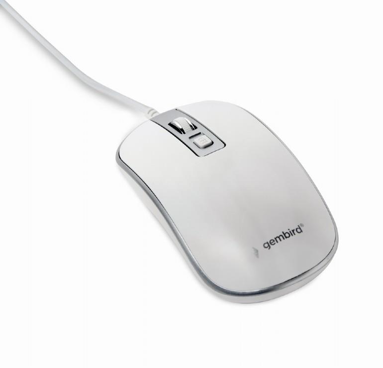 MOUSE USB OPTICAL WHITE...