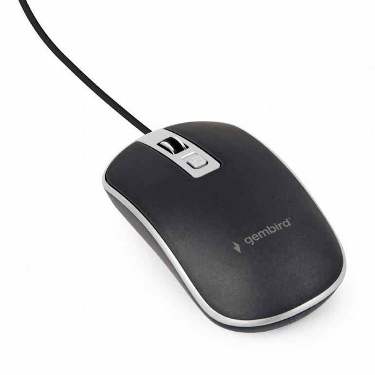 MOUSE USB OPTICAL BLACK...