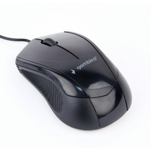 MOUSE USB OPTICAL BLACK...