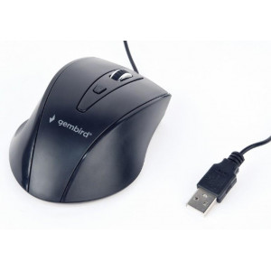 MOUSE USB OPTICAL BLACK...