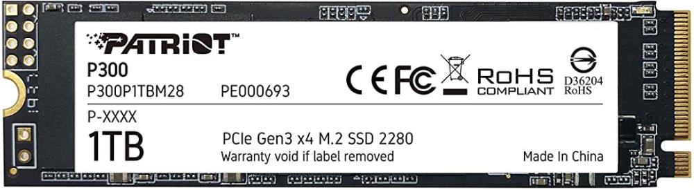 SSD PATRIOT P300 1TB M.2...