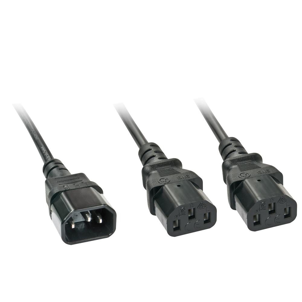 CABLE POWER C14 TO 2X C13...