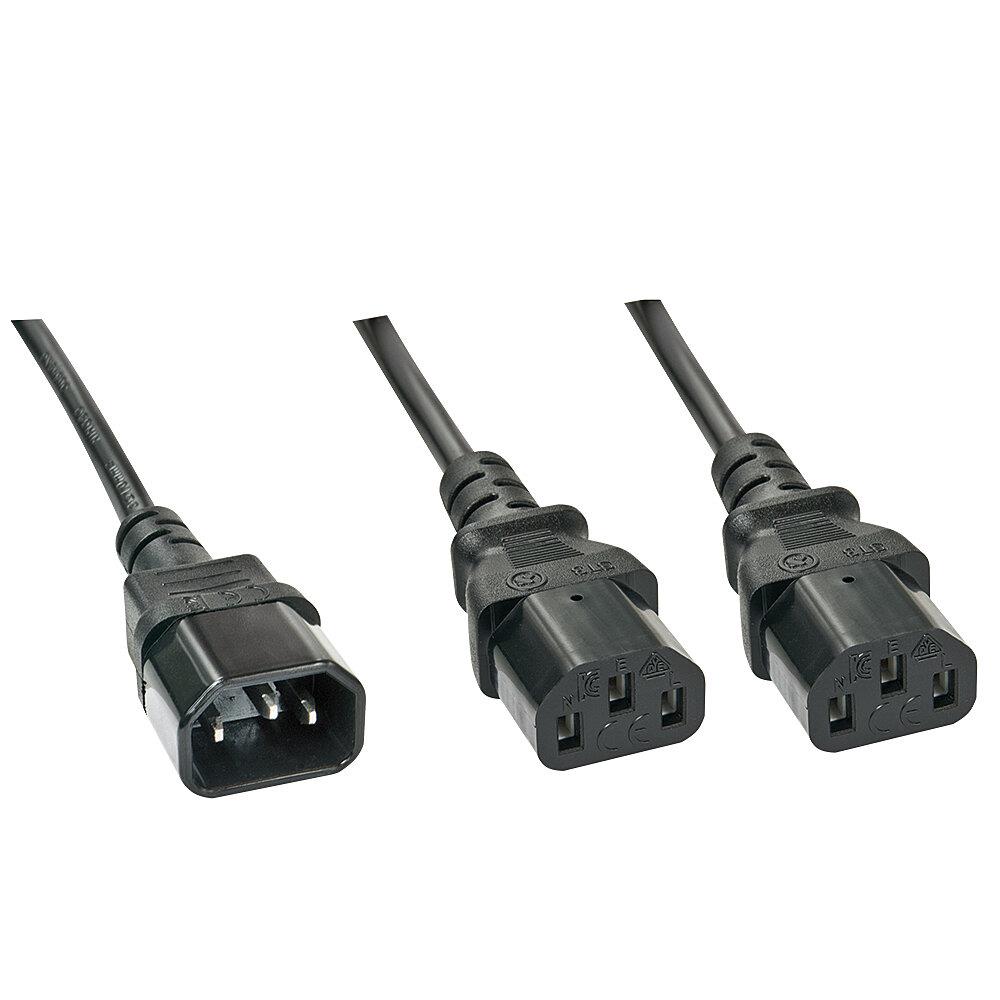 CABLE POWER C14 TO 2 X C13...